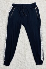 Men  s GIVENCHY Paris Tape Logo Jogger Track Pants Size Medium