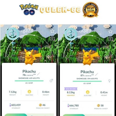 Pokemon Go - Shiny Pikachu Background Lego - PTCs - Available