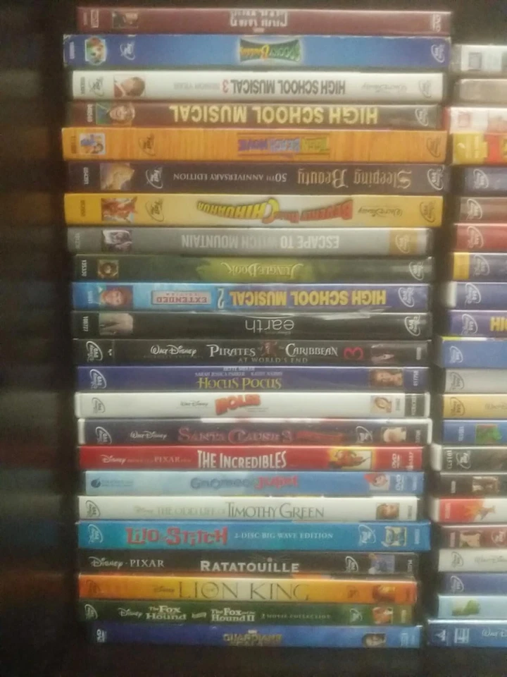 Disney Lot Of 45 DVDs, good used toy story Lion King bolt Shrek marvel~ trl1#355 - Image 2 of 4