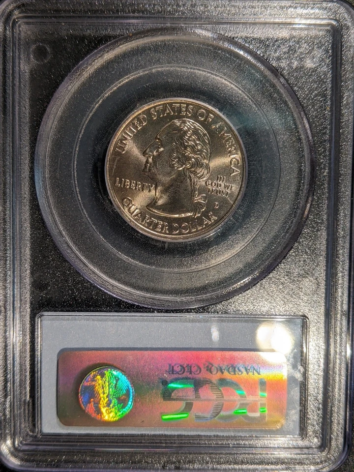 2009-d PCGS MS-67 District of Columbia DC Washington State Territory Quarter PQ - Image 2 of 2