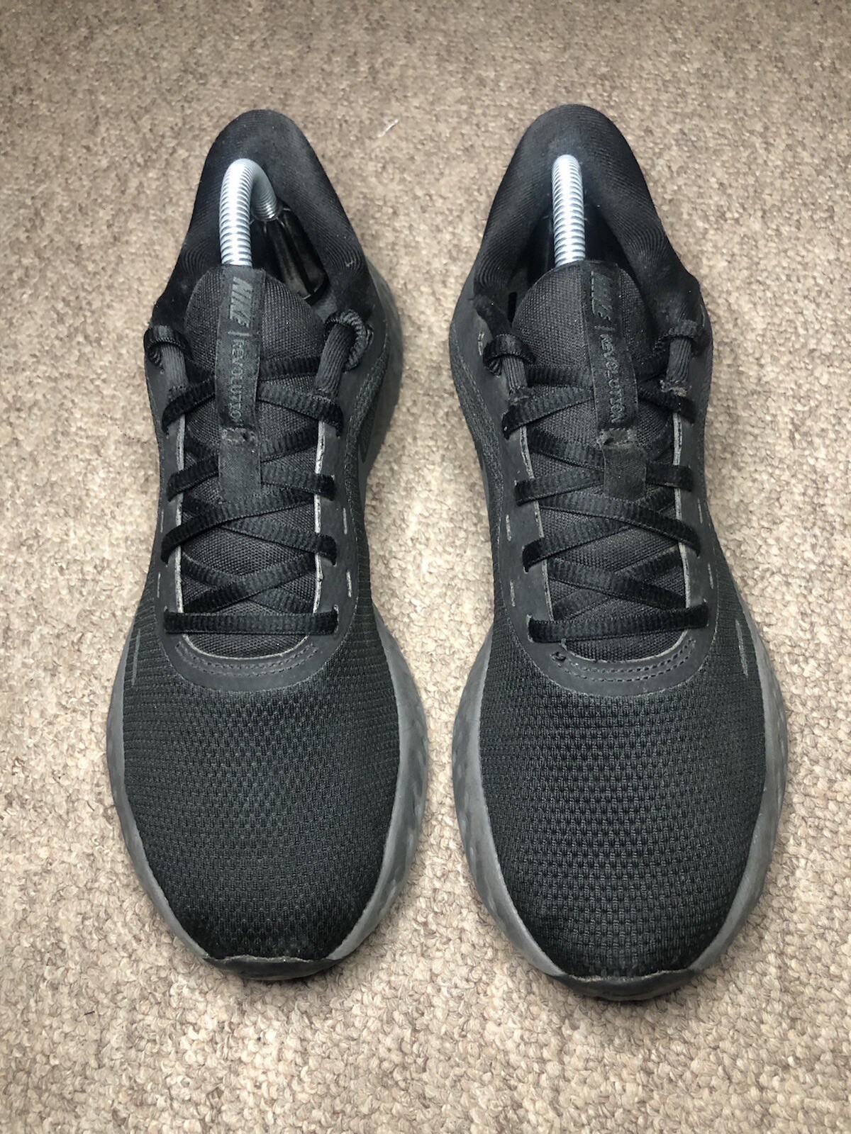 Womens Nike Revolution Black Trainers Running Shoes Size UK 7 EUR 41 eBay