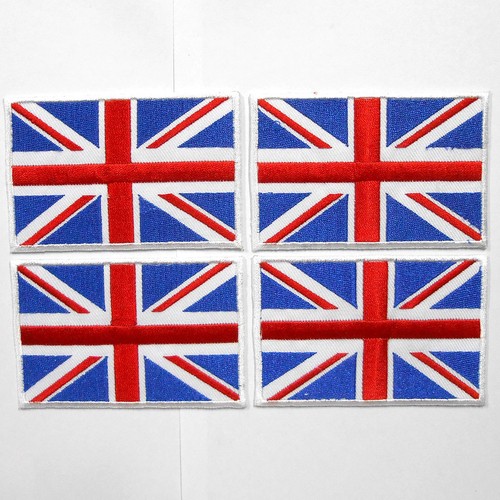 Wholesale Iron on Patch Sew Lot of 20 England China Japan Malaysia Thai Flag DIY - Picture 2 of 7