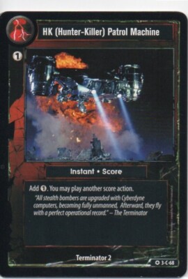 Fight Klub CCG - Three - HK Hunter Killer Patrol Machine #68 Common x3