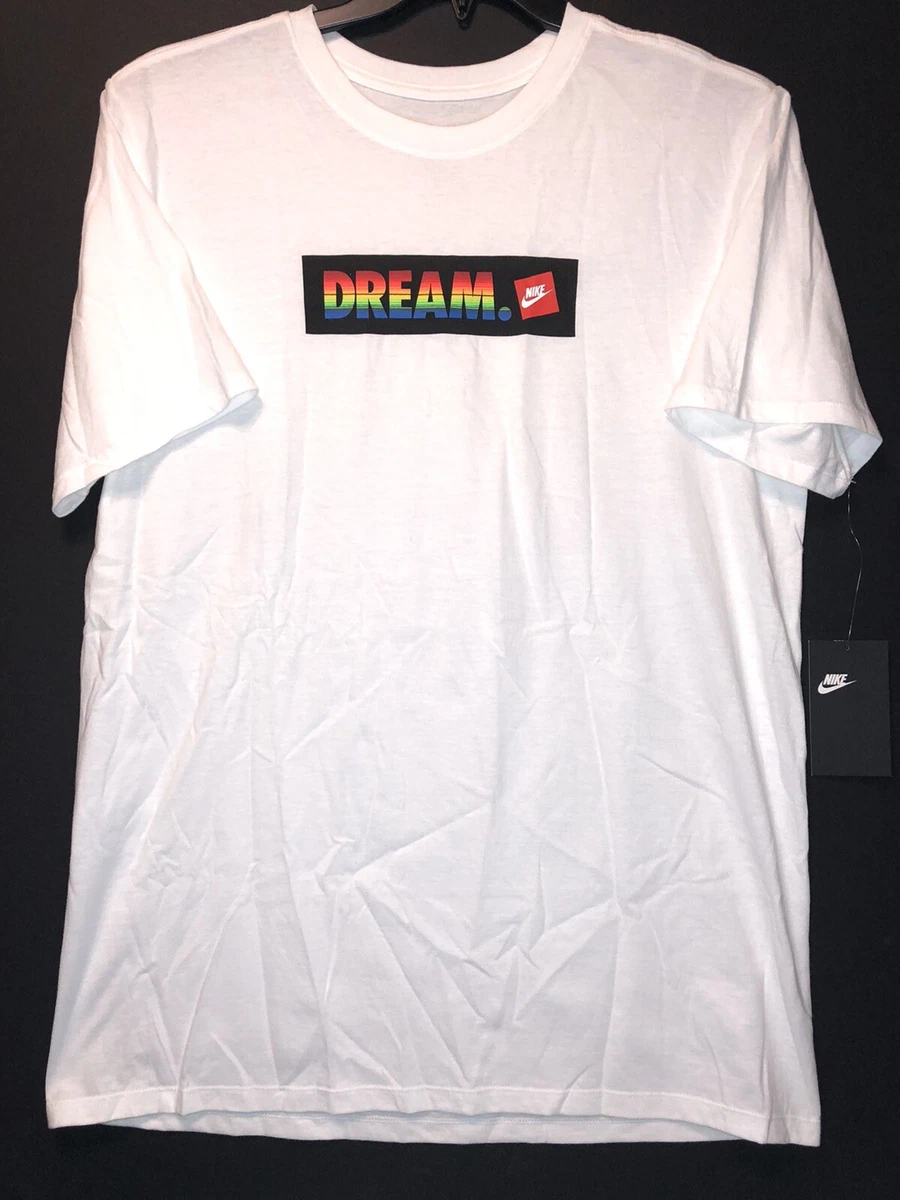 Mens Nike Dream Shirt Latino Heritage Month LHM Hispanic Pride Rainbow CD8508