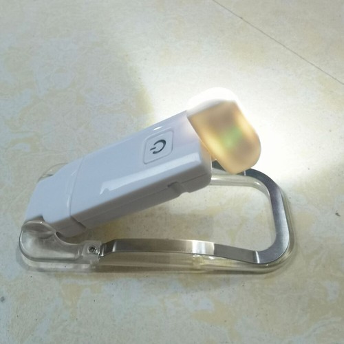 White Brightness Adjustable Rechargeable LED Book Light For Reading Clip On Book - Bild 5 von 8