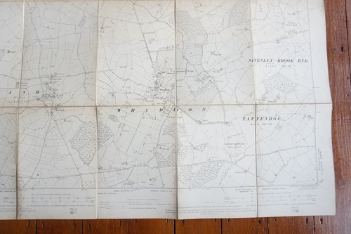 1900 Beachampton Whaddon Loughton Bucks Stanford Ordance Railway Linen Map - Picture 7 of 7