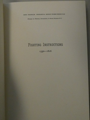 Julian S.Corbett Fighting Instructions Burt Franklin Reprinting 1967 Y8-272 - Bild 3 von 11