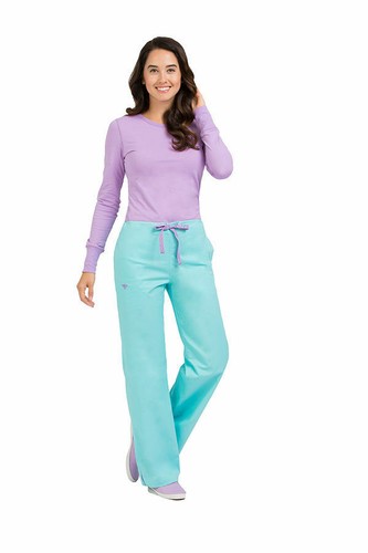 NURSING SCRUB PANTS #8705 BLUE CRUSH 