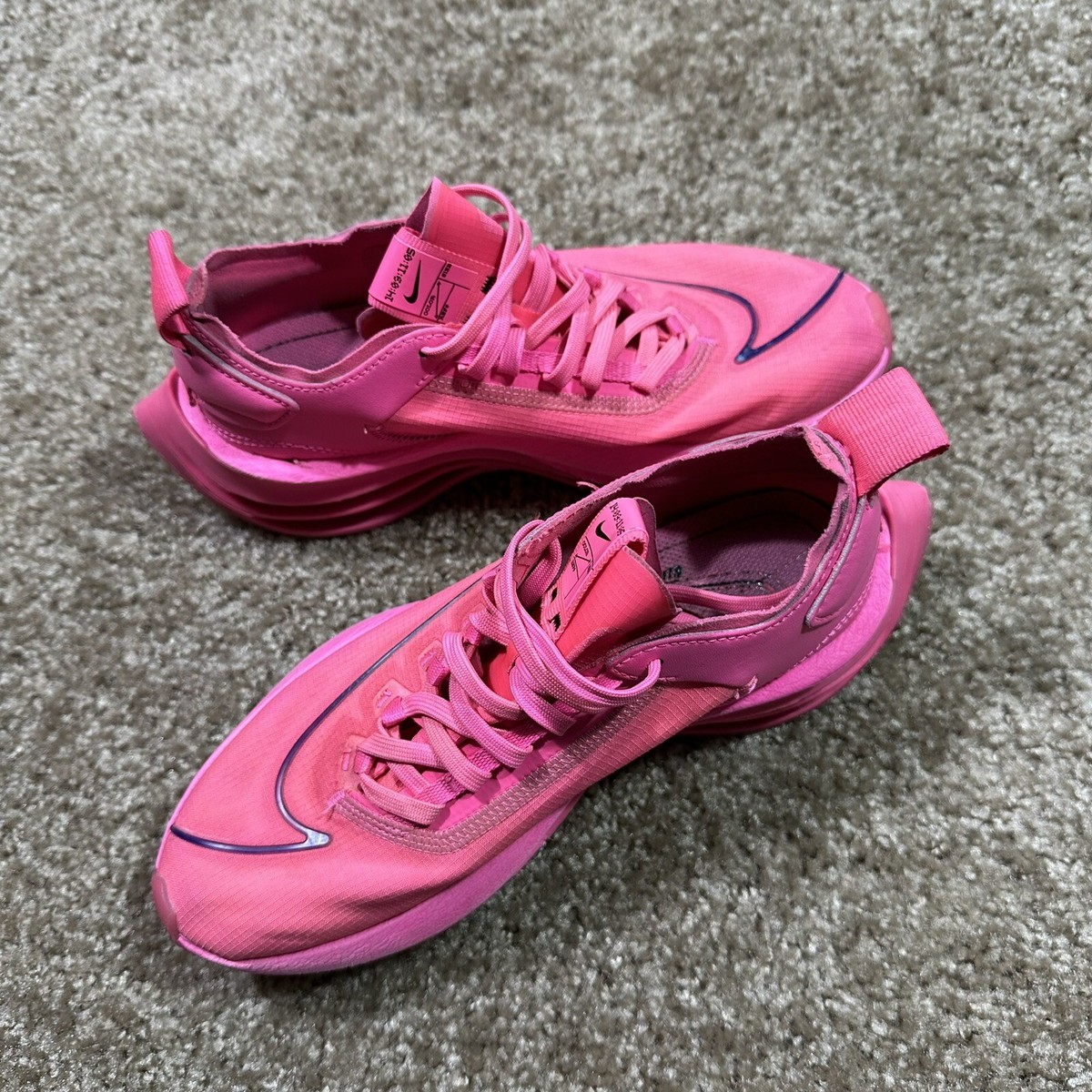 Nike Womens Zoom Double Stacked CZ2909-600 Pink Running Shoes
