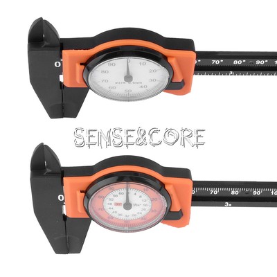 6''/150mm Dial Digital Vernier Caliper Black Micrometer Measure Tool Gauge Ruler