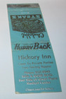 Matches Matchbook Cover Hickory Inn Great Plains Restaurant Charcoal Steaks — photo 1