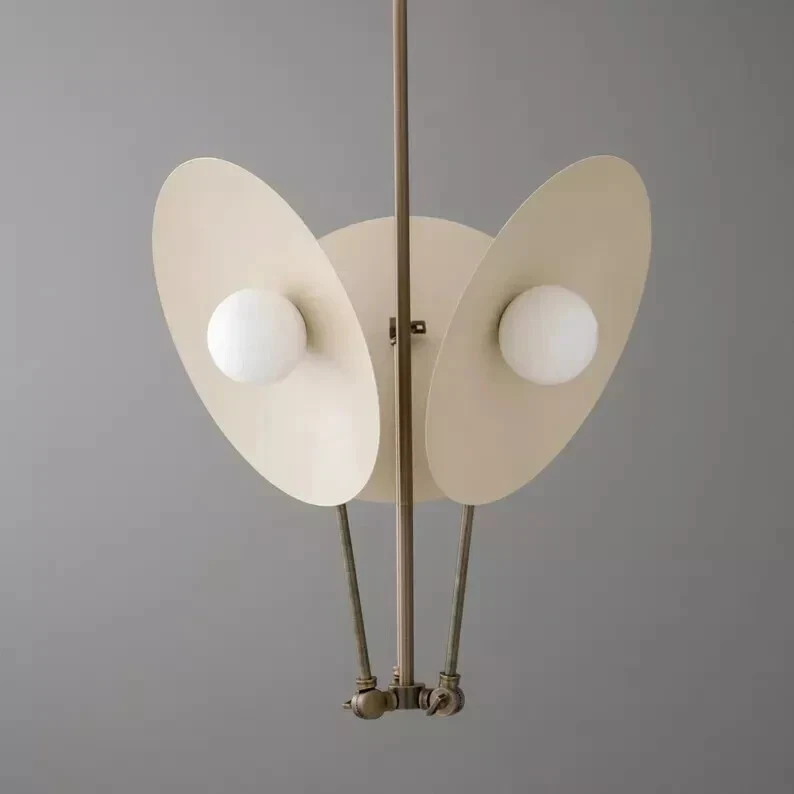 Italian Chandelier Light-Antique Brass Light-Modern Ceiling Light fixture - Image 4 of 4