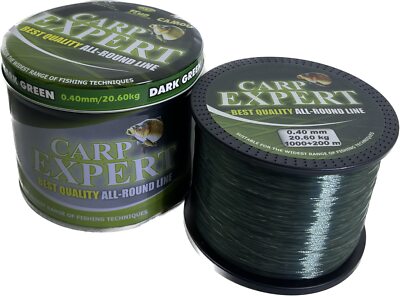 Carp Expert Dark Green Fishing Line 1300 yards / 1200 meters