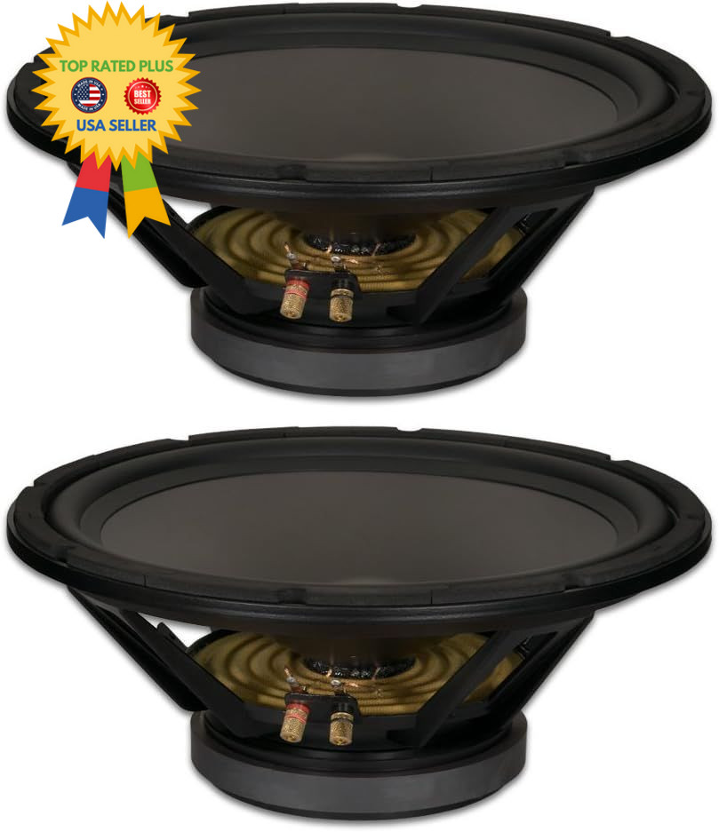 Heavy Duty 4ohm 15" Woofers 550 Watts each Replacement 2 Spe