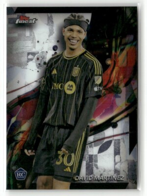 2024 Topps Finest MLS #8 DAVID MARTINEZ RC ROOKIE COMMON LA