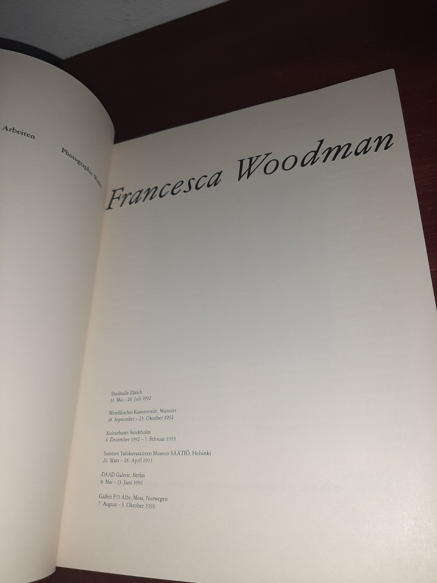 Francesca Woodman: Photography Paperback | eBay