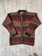 Alpaca Connection VTG Handmade Peruvian Sweater Alpaca Design 100 Alpaca Read