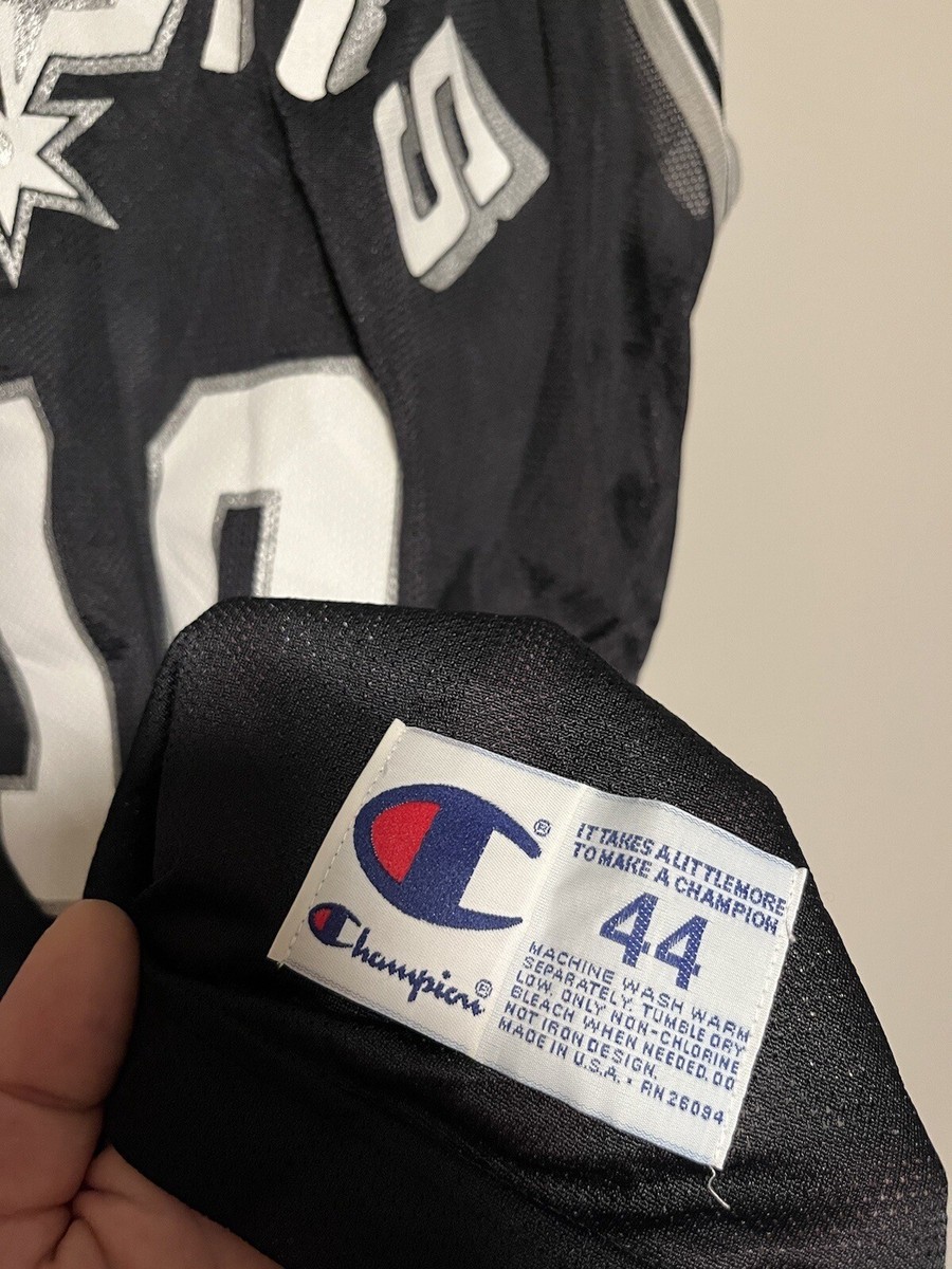 100% Authentic Dennis Rodman Vintage Champion Spurs Jersey Size 44