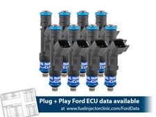 Fic 525cc For 99-16 Ford F150 Lightning Fuel Injector Clinic Injector Set Fic 525cc For 99-16 Ford F150 Lightning Fuel Injector Clinic Injector Set