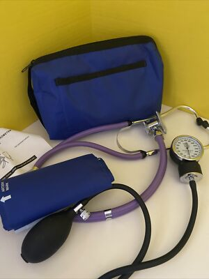 #ad #ad Elite Aneroid Sphygmomanometer amp; Blood Pressure Cuff amp; Case Used Very Little $14.50