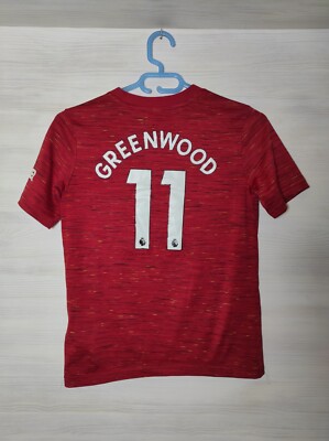 #11 GREENWOOD MANCHESTER UNITED 2012-13 HOME SHIRT ADIDAS FM4292 SIZE MBOYS