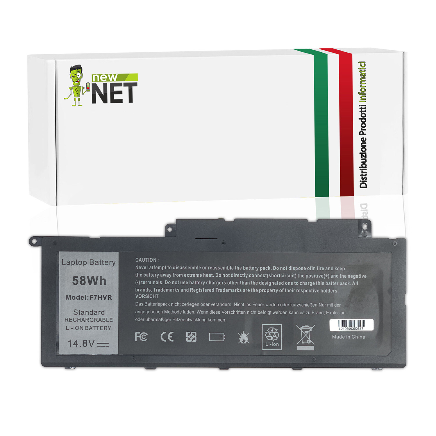 Test Batteria Dell F7HVR 3900mAh | Alta Efficienza per Inspiron 7537