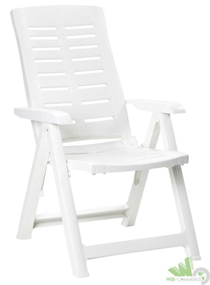 Vidaxl Sdraio Da Giardino Bianche Legno Sedia Sdraio Bianca Sedia