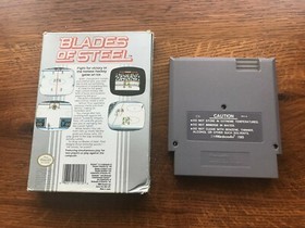 Blades of Steel Hockey Juego COMPLETO con Caja Nintendo NES - PROBADO 