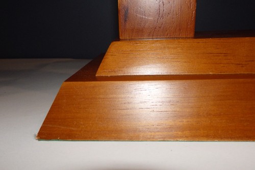 Hand Painted Stained/Slag Glass Wood WB Brown Style Table Lamp--2 available - Picture 17 of 24