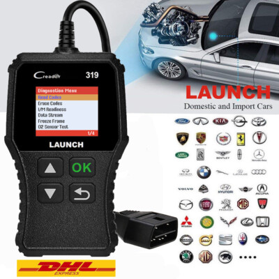 LAUNCH CR319 OBD2 Scanner Diagnostic Tool OBD LIVE DATA Freeze Frame Code Reader