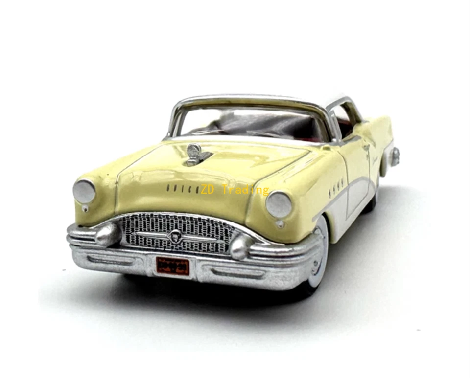 ZD 1:87 желтый 1955 века классическая спортивная модель литой металлический автомобиль BN - Изображение 4 из 4