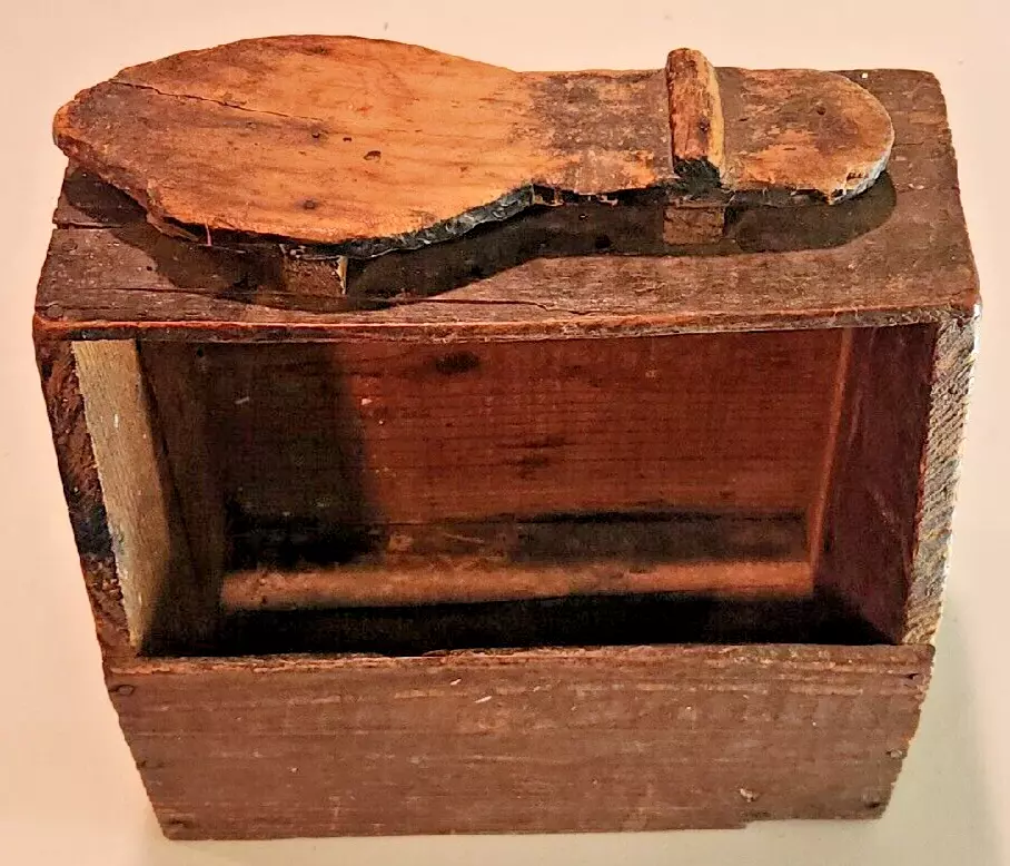 Vintage Wooden Shoe Shine Box Handmade