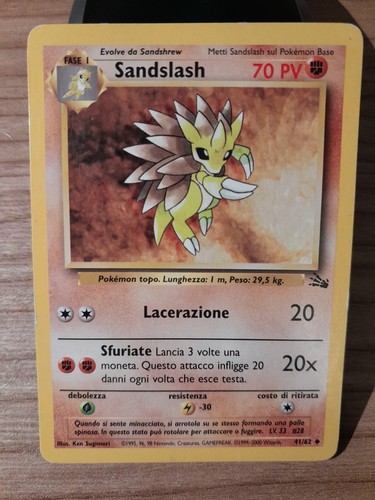 LOTTO CARTE POKEMON VINTAGE ITA ☆ SET BASE JUNGLE & FOSSIL ☆ COMUNI/RARE NO HOLO - Foto 161 di 182