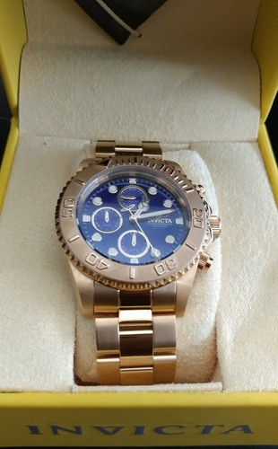 Invicta-Mens-Pro-Diver-Chronograph-Blue-Bezel-Watch-Brand-New