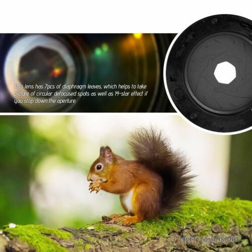 YONGNUO YN 50mm F1.4N E 50mm Standard Prime Lens for Nikon D5600 D3400 - Picture 4 of 10