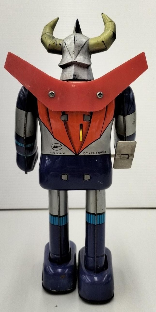 Popy Vintage Tin Toy Wind-up Walking Robot Gaiking Shogun Warriors