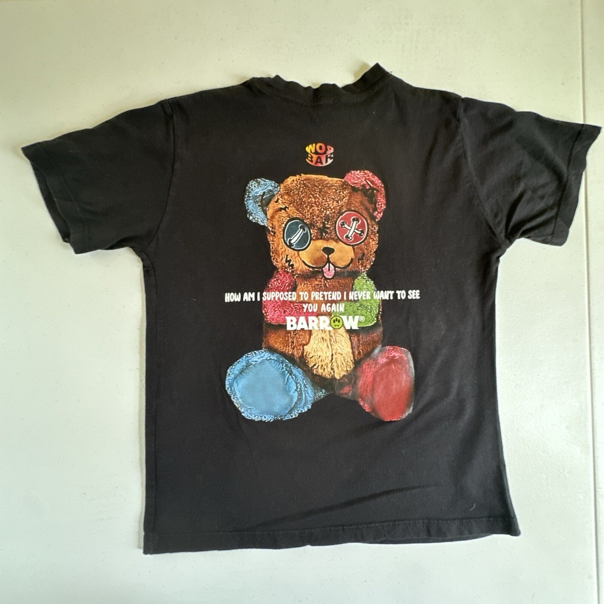 Barrow T-Shirt, Unisex,Teddy Bear Edition, Size 12-13 Kids