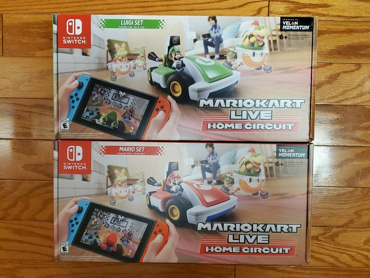 Nintendo Mario Kart Live Home Circuit Both Mario & Luigi Bundle