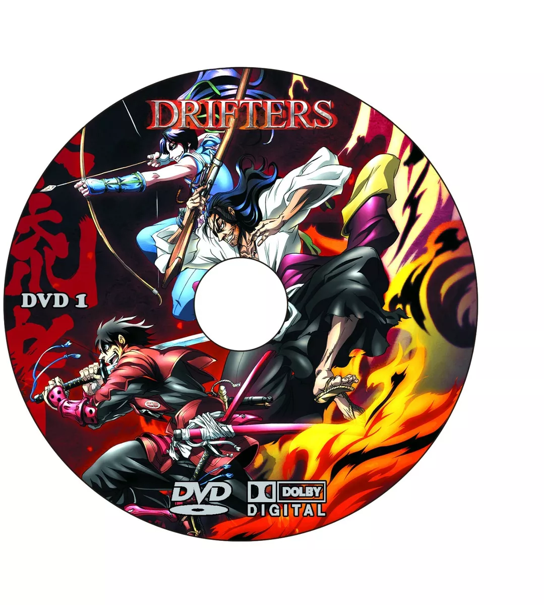 Drifters: Battle In A Brand New World (DVD 2 Disc) English Dub Anime