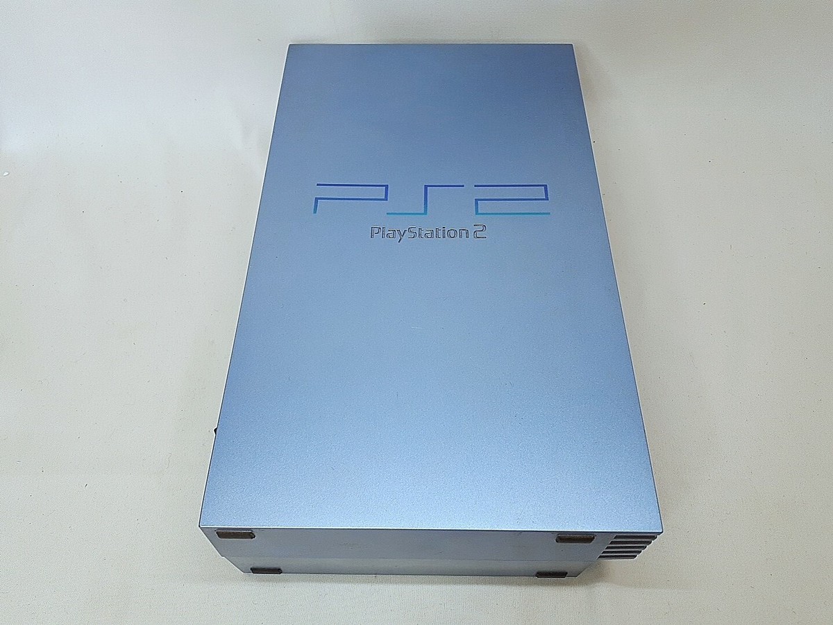 PS2 Aqua Blue Console Controller set Playstation2 NTSC-J PS2 Aqua Blue Console Controller set Playstation2 NTSC-J