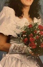 Hochzeitskleid Vintage 90 - er Jahre, Gr.36, Brautkleid