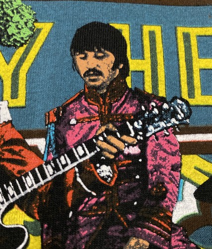 Vintage 1992 Sgt. Peppers Lonely Hearts Beatles 25th Anniversary Band Tee Sz. XL - Picture 9 of 11