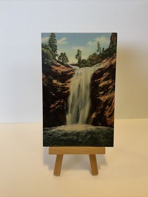 Bridal Veil Falls, South Cheyenne Canon, Colorado Springs, Co..Postcard