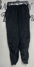 VINTAGE 90s Nike White Tag Nylon Joggers Size Large Lined Windbreaker Track Pant