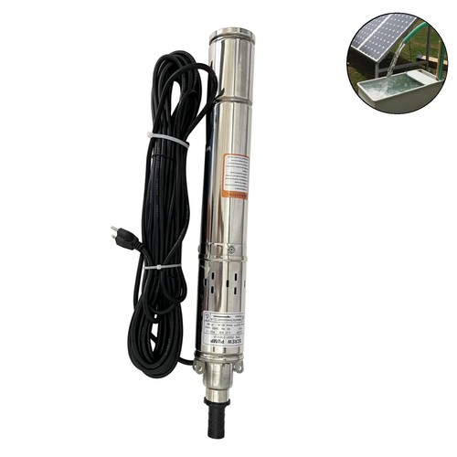 Bomba eléctrica de pozo profundo de 3 pulgadas bomba de drenaje de suministro de agua riego de tierras de cultivo - Imagen 1 de 16