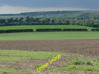 Photo 6x4 Fields above Assarts Farm Market Warsop Gently sloping farmland c2014