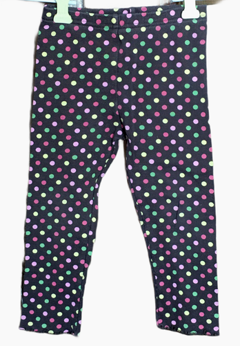 Gymboree Okie Dokie Pants Set Girls 2T/3T Brown Owl Shirt Brown Polka Dot Pants - Picture 4 of 6
