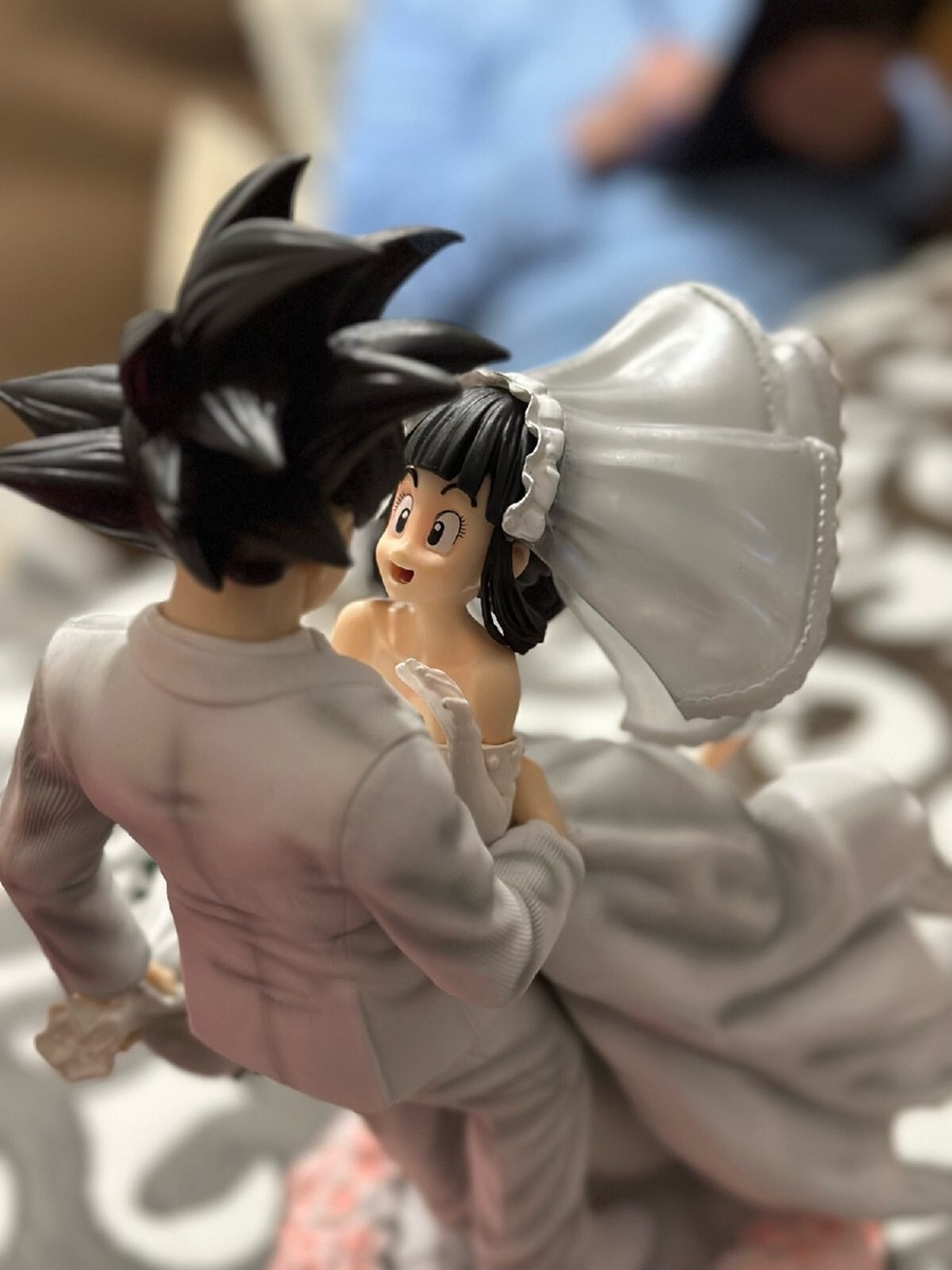 Figurine Dragon Ball Z - Mariage Son Goku Et Chichi 31cm - PVC Neuf
