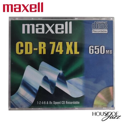 Maxell CD-R 74 XL Rohling Aufnahme CD