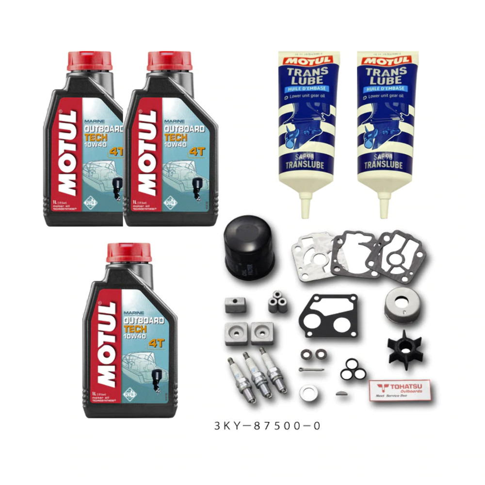 MFS40A MFS50A Genuine Tohatsu Service Maintenance Kit incl Oils